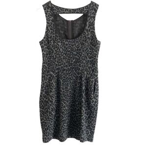 Timo Weiland Size 6 Leopard Print Dress